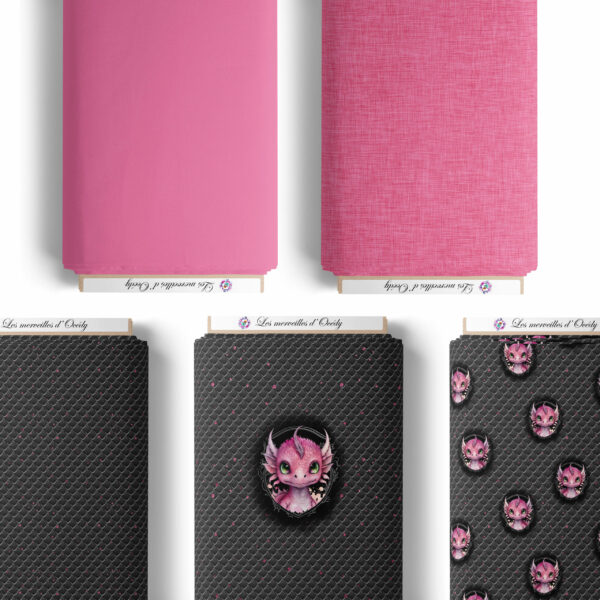Dragon dark - Panneau central - Rose – Image 2