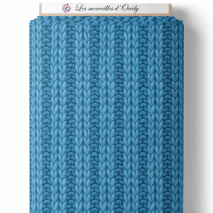 Baby animal's - Effet laine bleu