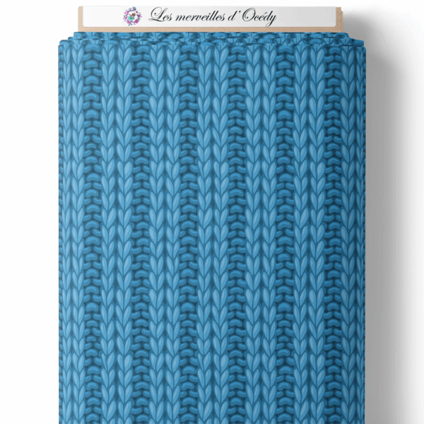 Baby animal's - Effet laine bleu