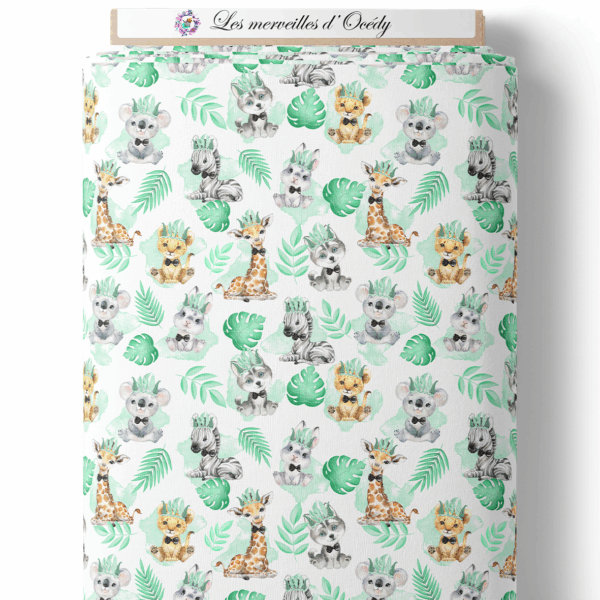 Baby animal's vert - Animaux sur laize