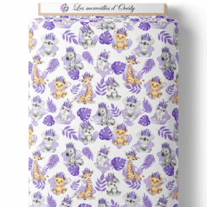 Baby animal's violet - Animaux sur laize