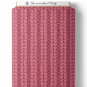 Baby animal's - Effet laine framboise