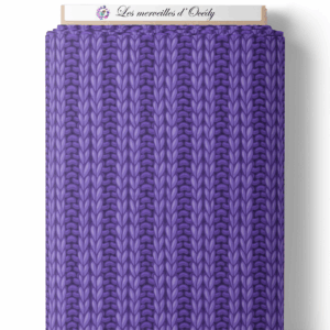 Baby animal's - Effet laine violet