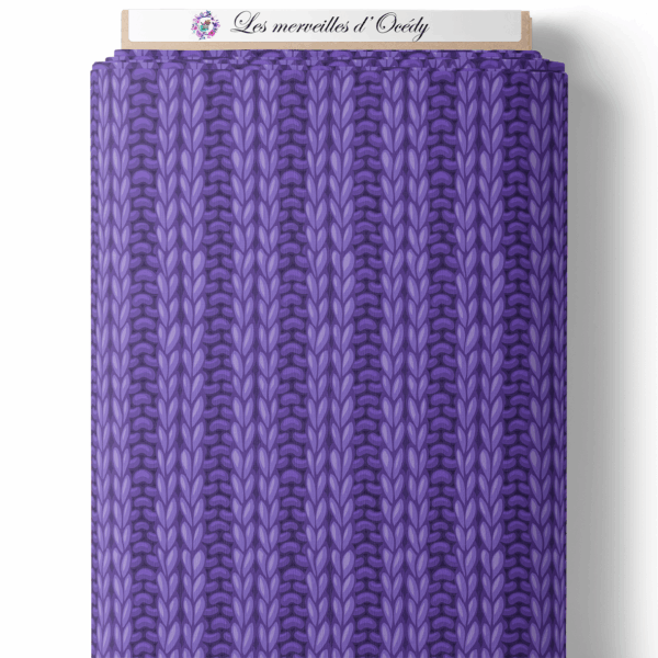 Baby animal's - Effet laine violet