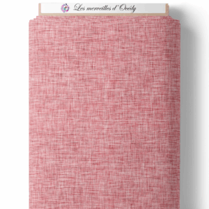 Ma petite biche fleuris - Effet lin rose