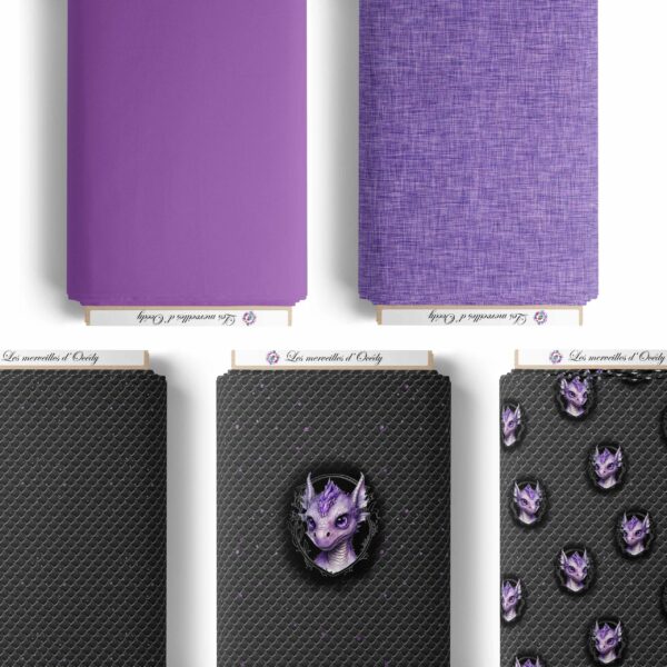 Dragon dark - Panneau central - Violet – Image 2