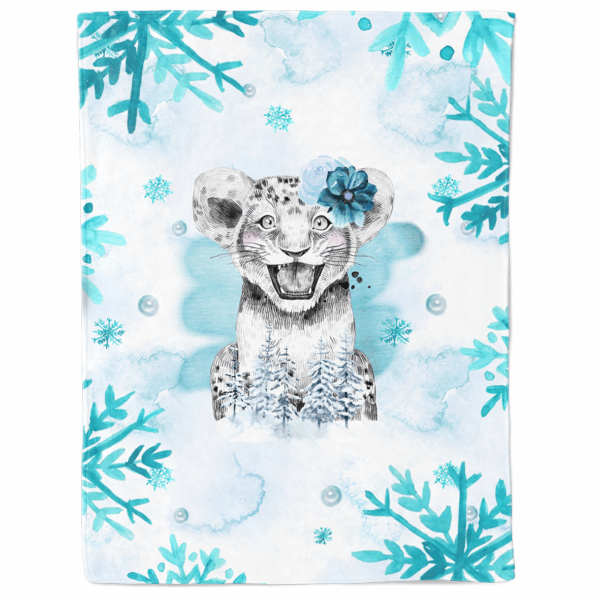 Safari Ice - Bleu girl - Panneau couverture - Lionceau – Image 2