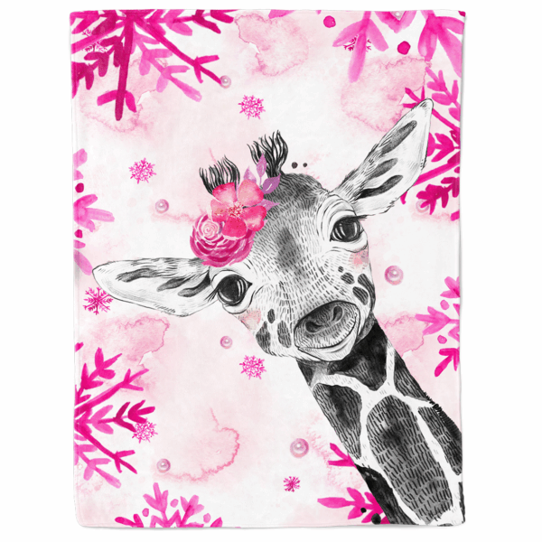 Safari Ice - Rose - Panneau couverture - Girafe – Image 2