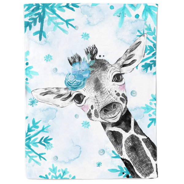 Safari Ice - Bleu girl - Panneau couverture - Girafe – Image 2