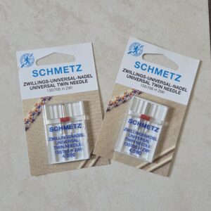 Aiguille double SCHMETZ universelle pour mac (STOCK)