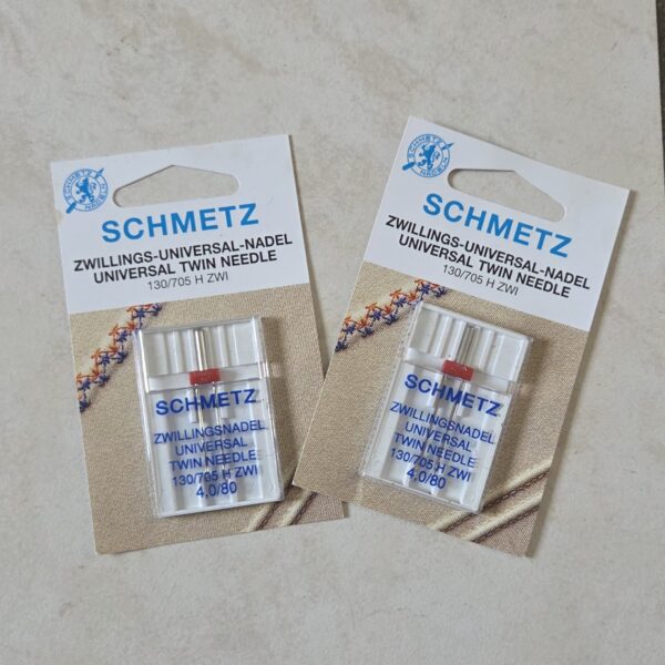 Aiguille double SCHMETZ universelle pour mac (STOCK)