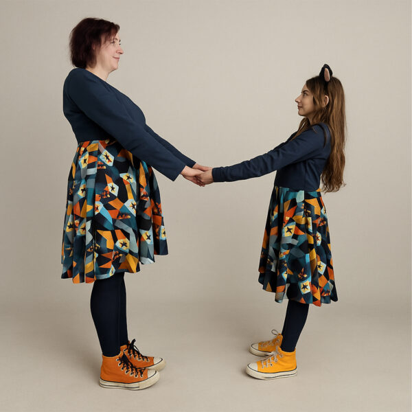 Wendy - Robe/combi - Duo femme & fille - Patron PDF – Image 3