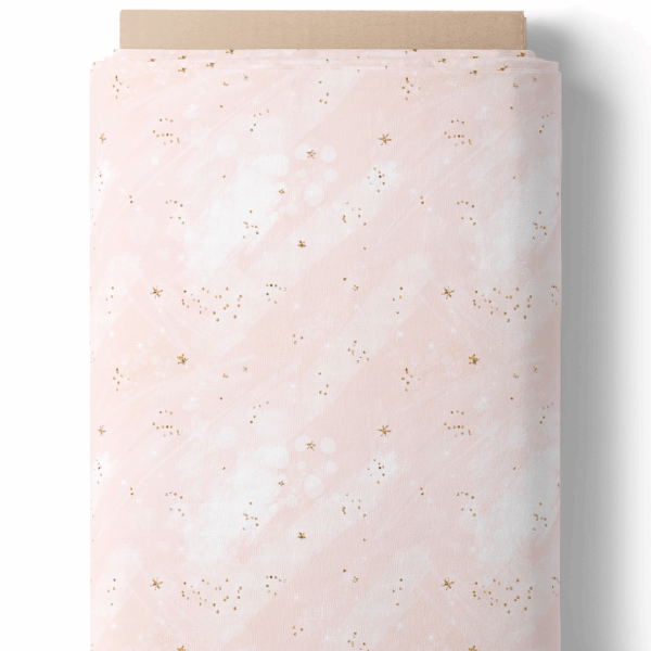 Ciel étoilé rose poudré