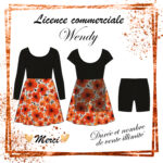 Wendy - Robe/combi - 34 aux 54 - Licence commercial