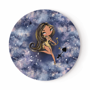 Astro girly - Sagittaire - Panneau rond plein